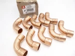 10 Pack Mueller Streamline Hvac Copper 90 Elbow Long Radius 1-1/8" W02747. Fixed Price $124.99.