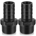 Innconee 2 Pieces Pool Pvc Fitting Tube Adapter 0.75 Inch, Black. Fixed Price $10.99.