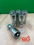 6 Pack Aftermarket Parker 43 Series 1js43-8-8 1/2" Orfs Female To Hose. Fixed Price $38.45.