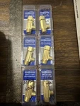 Lot Of 6 Jones & Stephens 3/8" C X1/4" Stop Adapter C74251lf Brass Tee Fitting. Fixed Price $39.00.
