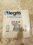 Legris 3175-12-18 - Pack Of 10 Push-to-connect Tube Fittings, Thread,. Fixed Price $20.00.