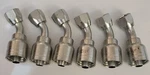 6 Eaton Aeroquip 1aa8fja8 Crimp Fitting,45 Deg.,1/2" Id,3/4",fjic Lot. Fixed Price $99.99.