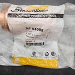 Streamline Copper 1-1/2" X 1/2" Reducing Tee Press Fitting New. Fixed Price $19.95.