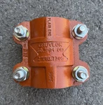 Gruvlok Fig 7305 2 Grooved Pipe Coupling 60.3mm Od Orange (new No Box). Fixed Price $39.98.