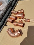 10 Miscellaneous -mueller Streamline Copper Press Fitting See Pictures. Fixed Price $60.00.