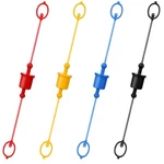 4 Sets 1/4 Hydraulic Hose Caps Quick Coupler Dust Cover Male & Female Plug. Fixed Price $16.07.