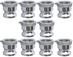(10 Pack) Aluminum 2" Type A Camlock Female Npt X Male Adapter Hose Fitting. Fixed Price $59.00.