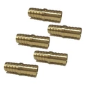 (5 Pack) 3/8" Brass Barb Hose Splicer Mender Straight Fitting Air Water Oil Gas. Fixed Price $17.99.