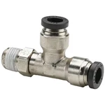 Parker W171plp-4-2 Run Tee Swivel, Brass, Silver. Fixed Price $6.59.