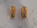 Milton (s-785) 1/4" Fnpt Female T-style Air Compressor Quick Connect Fitting 2pk. Fixed Price $17.99.