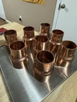 Elkhart (epc) Copper Reducing Coupling 2" X 1-1/2" (c C) Cts Sweat Fitting. Fixed Price $204.00.