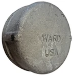 Ward 4" Malleable Iron Galvanized Cap Pipe Fitting. Fixed Price $50.10.