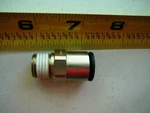 Lot Of 5 Legris 3175-60-14 Push To Connect 3/8" Tube X 1/4" Npt Ni Plated Brass. Fixed Price $24.99.