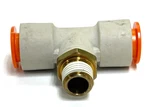 Smc Kq2t13-35as Male Branch Tee 1/2" Mnpt. Fixed Price $10.00.