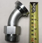 Eaton Weatherhead Split Flange Elbow Adapter Hydraulic Hose Fitting Connector. Fixed Price $29.95.