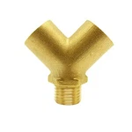 Joywayus Brass Pipe Fitting Y Shaped 1/2" Npt Female X 1/2".... Fixed Price $12.43.