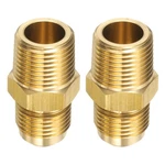 2pcs 3/8"x3/8" Npt Gas Flare Fittings For Adapter. Fixed Price $15.10.