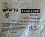 Watts 1-tpk-threaded 1" Npt Brass Threaded Tailpiece Kit 88009247 Lead Free. Fixed Price $19.49.