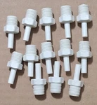 13 Pcs John Guest Polypropylene Stem Adapters 1/4" Hose X Mnpt Pp050822w. Fixed Price $19.99.