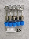 Taisher 5pcs 304 Stainless Steel Air Hose Fittings, 1/4" Barb X 3/8" Npt. Fixed Price $7.77.