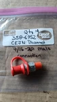 4 Qty Of Cejn 7 /16-20 High Pressure Quick Disconnect Couplers W/caps 358-6752. Fixed Price $80.00.