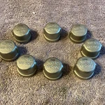 8 Merit .150-1/2" Stainless Steel 304 Pipe Caps New. Fixed Price $25.00.