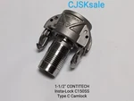 1-1/2" Contitech Insta-lock C150ss Type C Camlock (used).. Fixed Price $14.00.