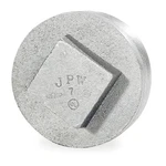 3" Mnpt Galvanized Square Head Plug, 2wj75. Fixed Price $15.39.