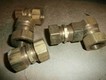 5 Brass 7/8" Od ( 3/4" ) Copper Compression Couplings Unions. Fixed Price $49.99.