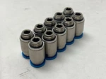 Festo Qs-g1/8-8-i Push-in Fitting Male Thread 8mm Od Tube 186109 Lot Of 10. Fixed Price $23.74.