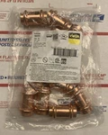 Lot X10 3/4 Viega 78177 Propress No Stop Repair Coupling Copper Pipe 2915.3. Fixed Price $67.95.