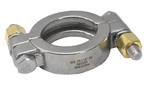 Stainless Steel Hose Clamp 1" & 1-1/2" 24cf3409 W 2 Bolts Threaded Fitting. Fixed Price $14.99.