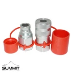 1 Sae High Flow Flat Face Hydraulic Quick Connect Coupler Set, Body. Fixed Price $199.95.