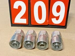 Eaton - Straight -16 Female Jic Crimp Fittings (4 In Lot). Fixed Price $100.00.