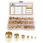 Hasaomoi 260pcs Compression Sleeve Ferrule Kit 6 Sizes 1/4", 3/8", 5/16", 1/.... Fixed Price $35.21.