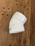 Nds 4p03 45-degree Street Elbow, Pvc, 4 Inches. Fixed Price $4.99.