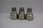 Lot Of 3 Eaton Ttc12-16 Hydraulic Hose Fittings Crimp Id 3/4" Threaded. Fixed Price $49.99.