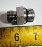 7062-10-8 Brennan Straight Metric Hydraulic Adapter 5/8" Morb X 1/2" Male Bspp. Fixed Price $5.98.