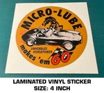 Micro-lube Unhobbles Horsepower Laminated Vinyl Decal Sticker - Racing-ac Cobra. Fixed Price $9.42.