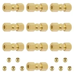 Taiidaues Brass Compression Tube Fitting, 10 Pcs 3/16" Od X Compress.... Fixed Price $15.93.