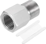 Uxcell Pipe Fitting Reducing Adapter, M24 Male X 1/2" Npt, Silver. Fixed Price $20.22.