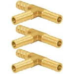 Uenede 3pcs Solid Brass 3/8"od Barb Tee Splicer Mender Hose 3/8" Barb, Gold. Fixed Price $10.48.