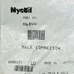 (bag Of 10) Nycoil Male Connector H6844. Fixed Price $29.99.