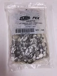 (100) Zurn Pex Qsoet2x 3/8 Inch Stainless Steel Single Ear Crimp Ring Clamp. Fixed Price $22.95.
