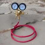 Nitrogen Dual Gas Regulator 0-600 Psi Hvac Purging Pressure Charge Cga580 & Hose. Fixed Price $42.99.