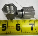 2x) 6410-08-08 Brennan Hydraulic Adapter 1/2" Male X Female Sae O-ring Boss Orb. Fixed Price $19.99.