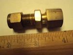 B-400-71-2 Swagelok ; 1/4 Tube X 1/8 Fnpt Bulkhead Female Connector Brass. Fixed Price $10.00.