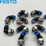 3pcs Festo New Qsl-g1/8-6 186117 Push In Fitting Qs Fast Delivery. Fixed Price $36.26.