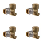Max 1/2 In. Push-to-connect X Fip Brass Drop Ear Elbow Fitting Pro Pack 4-pack. Fixed Price $28.99.