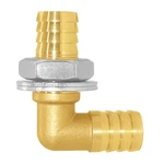 Joywayus 3/4" Hose Barb Thru-bulk Head Hex 90 Degree L Right 0.75 Inch, Brass. Fixed Price $25.63.